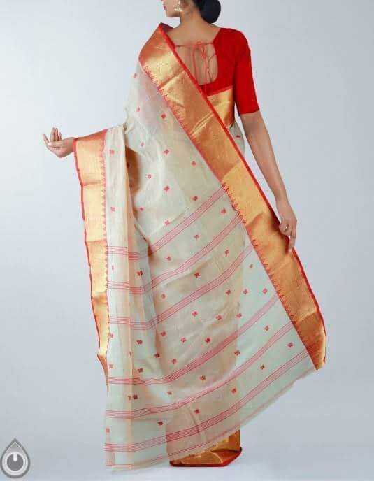 Light color Taat Saree