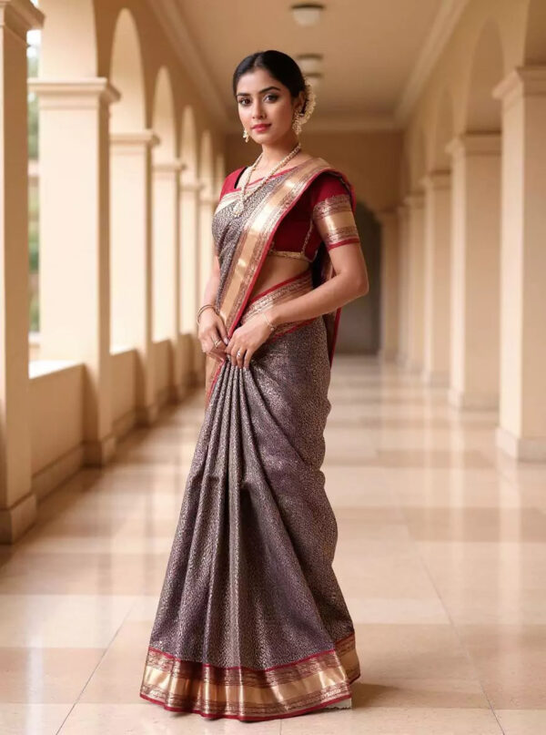 New design traditional saree