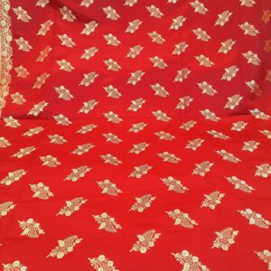 Red Wedding Banarasi Saree