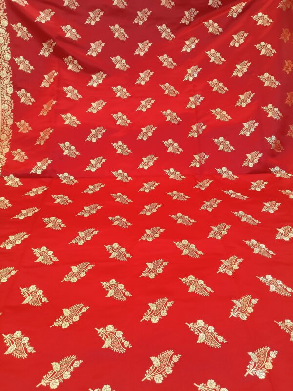 Red Wedding Banarasi Saree