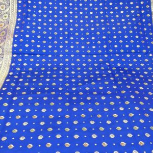 Blue Banarasi Saree
