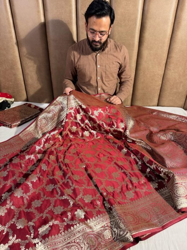 Wedding Jal Kaj Banarasi Saree